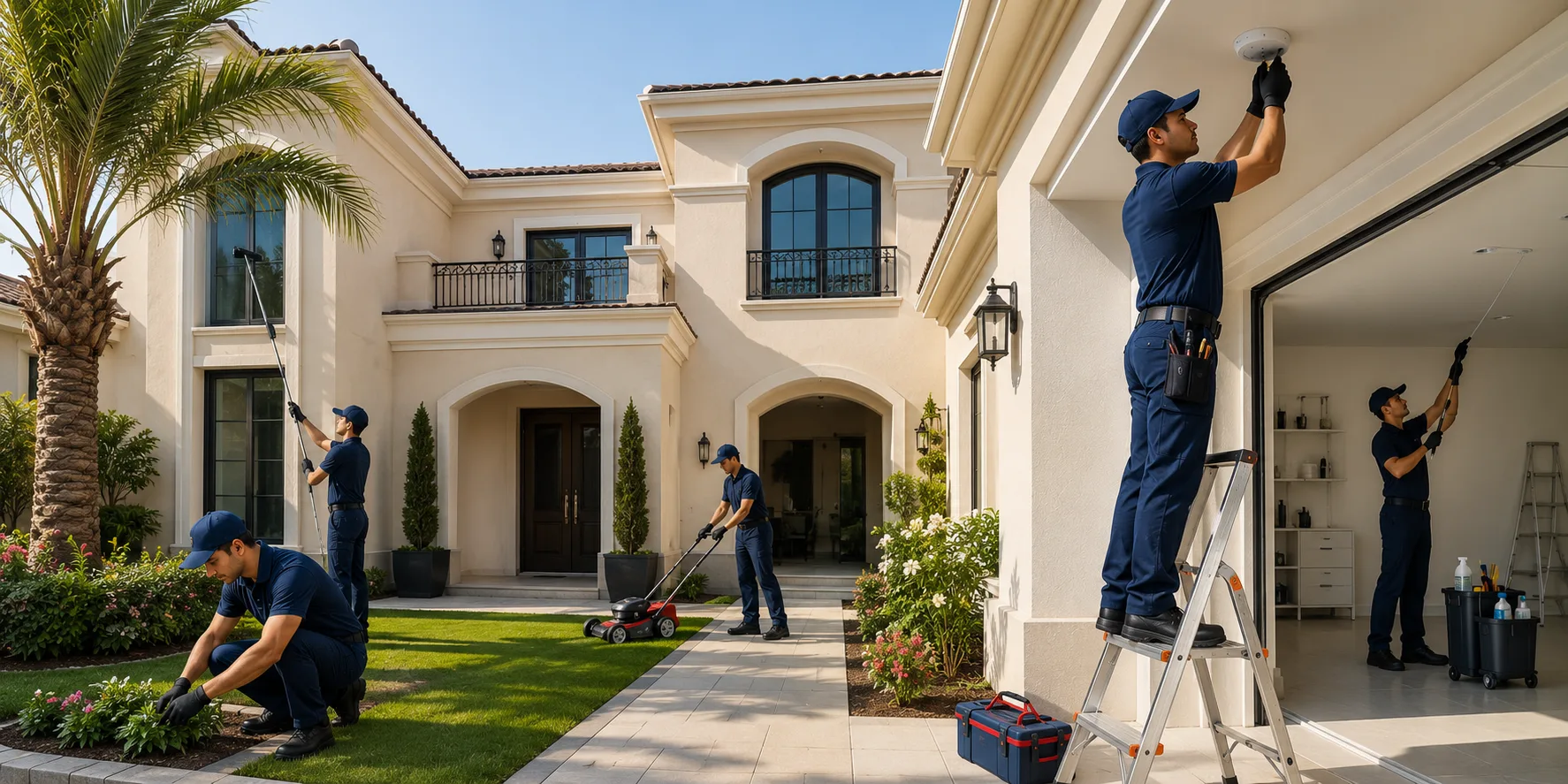 Value FM residential maintenance team at work
